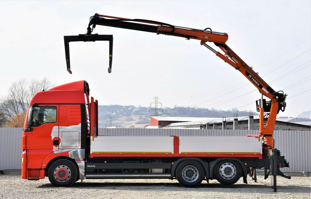MAN TGX 26.440 Pritsche 6,60 m*TEREX 135.2-A11 MAN TGX 26.440 Pritsche 6,60 m*TEREX 135.2-A11 - Camion grue: photos 5 MAN TGX 26.440 Pritsche 6,60 m*TEREX 135.2-A11 MAN TGX 26.440 Pritsche 6,60 m*TEREX 135.2-A11 - Camion grue: photos 5