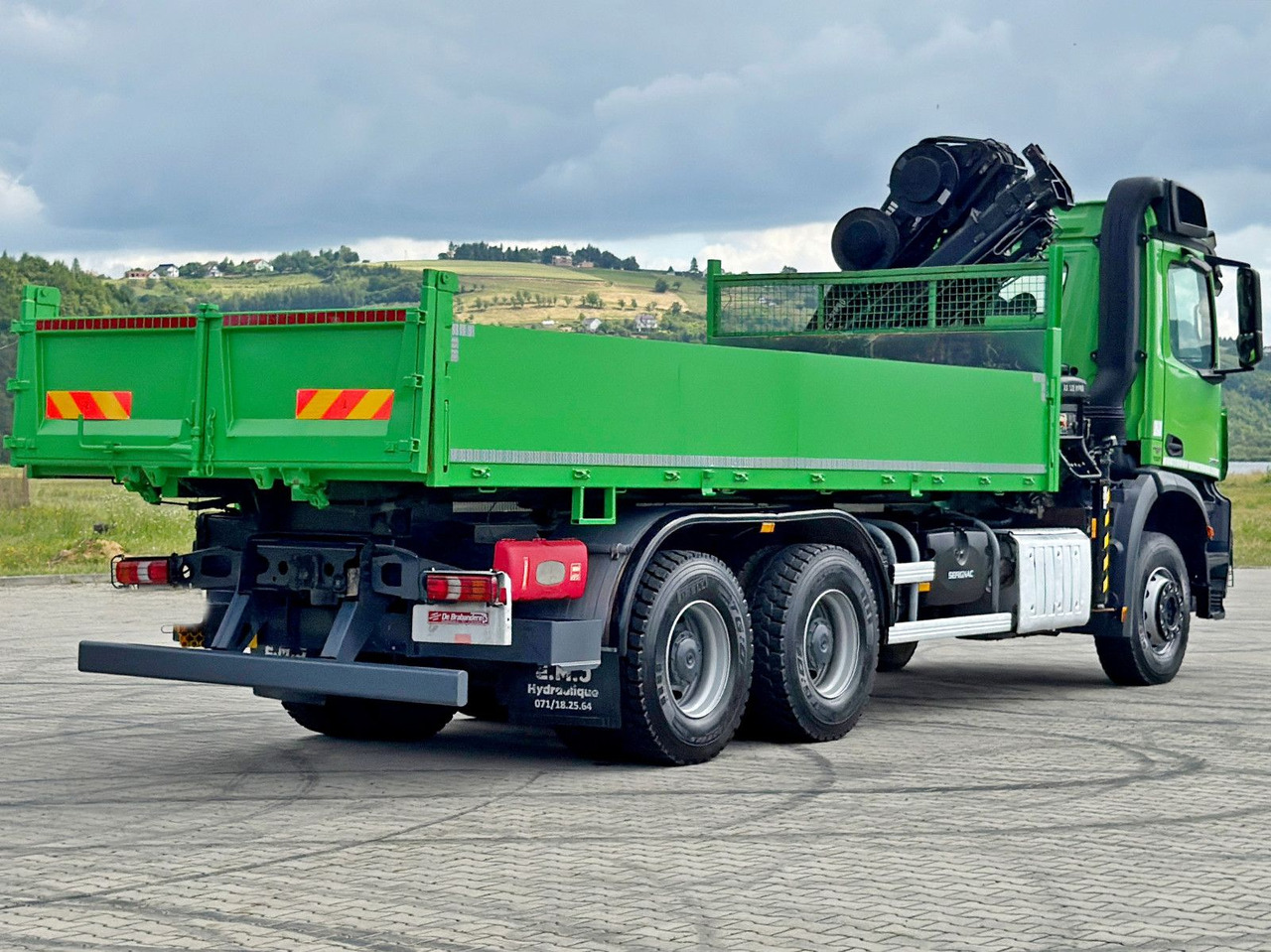 Camion grue Mercedes-Benz AROCS 2636 * HIAB 122 ES - 3 HIPRO *  6x4: photos 7