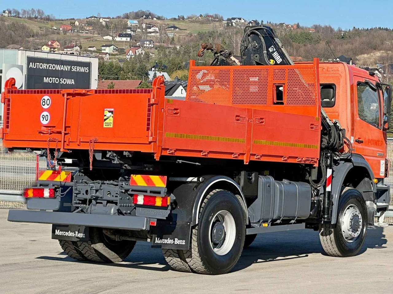 Mercedes-Benz AXOR 1829 * HIAB 1111 HIDUO + FUNK * TOP * 4x4 - Camion benne, Camion grue: photos 5 Mercedes-Benz AXOR 1829 * HIAB 1111 HIDUO + FUNK * TOP * 4x4 - Camion benne, Camion grue: photos 5