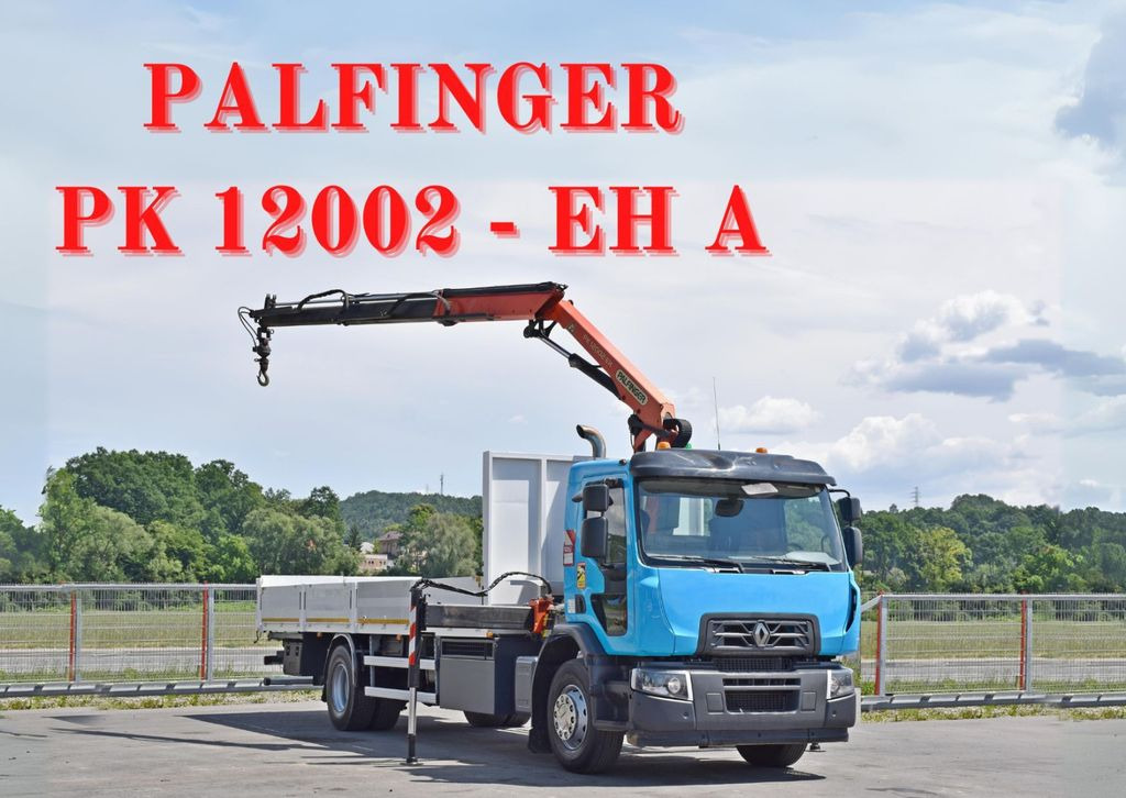 Renault C 320 * PK 12002 EH A + FUNK * TOPZUSTAND - Camion grue, Camion plateau: photos 1 Renault C 320 * PK 12002 EH A + FUNK * TOPZUSTAND - Camion grue, Camion plateau: photos 1