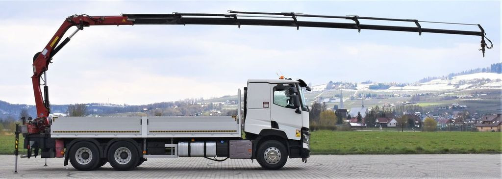 Renault C 460 * HMF 1510 K6 + FUNK * 6x4 - Camion grue, Camion plateau: photos 5 Renault C 460 * HMF 1510 K6 + FUNK * 6x4 - Camion grue, Camion plateau: photos 5