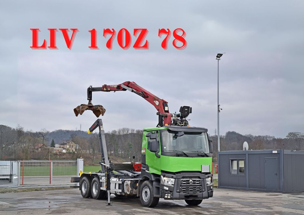Renault C430* ABROLLKIPPER *LIV 170Z 78 * 6x4 - Camion ampliroll, Camion grue: photos 1 Renault C430* ABROLLKIPPER *LIV 170Z 78 * 6x4 - Camion ampliroll, Camion grue: photos 1