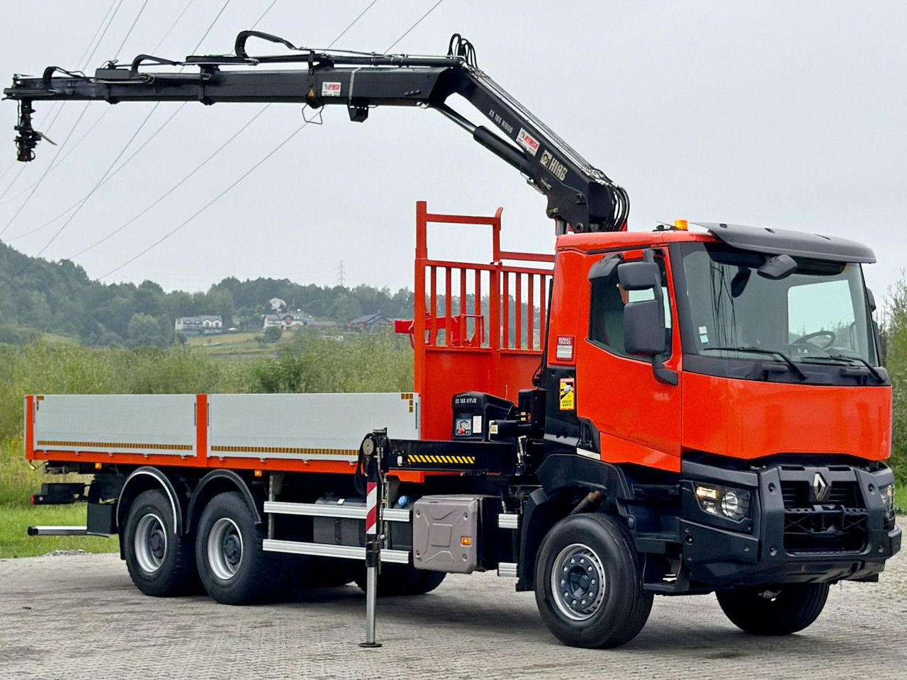 Renault K 380 * HIAB 166 BS-3 HIDUO + FUNK* 6x4 - Camion grue: photos 2 Renault K 380 * HIAB 166 BS-3 HIDUO + FUNK* 6x4 - Camion grue: photos 2