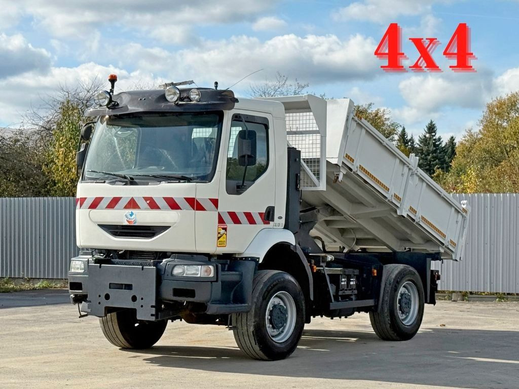 Renault MIDLUM 210 DCI* KIPPER 3,60m * 4x4 - Camion benne: photos 1 Renault MIDLUM 210 DCI* KIPPER 3,60m * 4x4 - Camion benne: photos 1