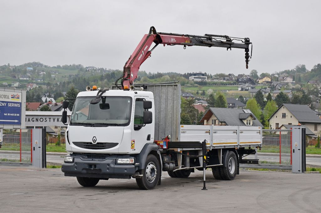 Renault MIDLUM 220 DXI *PRITSCHE 7,35m * KRAN + FUNK Renault MIDLUM 220 DXI *PRITSCHE 7,35m * KRAN + FUNK - Camion grue, Camion plateau: photos 2 Renault MIDLUM 220 DXI *PRITSCHE 7,35m * KRAN + FUNK Renault MIDLUM 220 DXI *PRITSCHE 7,35m * KRAN + FUNK - Camion grue, Camion plateau: photos 2