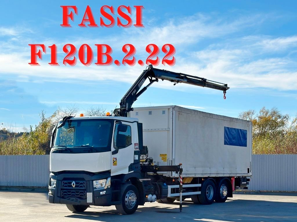 Renault T380 * FASSI F120B.2.22 + FUNK / 6x2* TOP - Camion grue: photos 1 Renault T380 * FASSI F120B.2.22 + FUNK / 6x2* TOP - Camion grue: photos 1