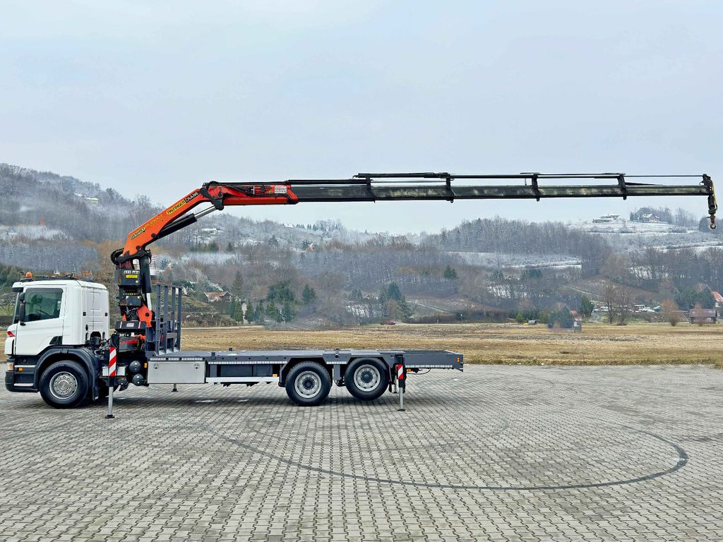 Scania P 420* PLATFORM 6,80m * PK 29002+FUNK * TOP - Camion grue, Camion plateau: photos 5 Scania P 420* PLATFORM 6,80m * PK 29002+FUNK * TOP - Camion grue, Camion plateau: photos 5