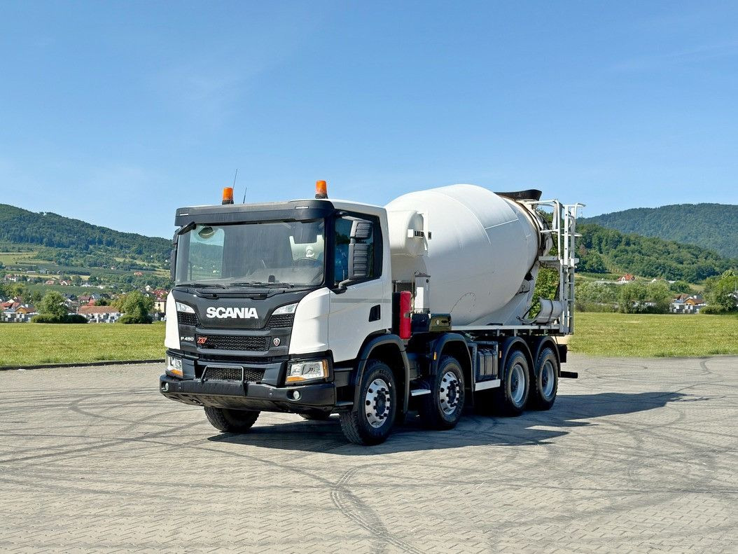 Scania P 450 * Betonmischer * 8x4 * TOPZUSTAND - Camion malaxeur: photos 1 Scania P 450 * Betonmischer * 8x4 * TOPZUSTAND - Camion malaxeur: photos 1