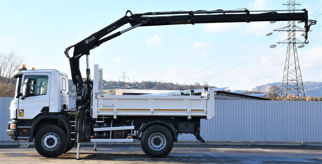 Scania P320 Kipper 3,90m *BORDMATIC*HIAB 122B-2DUO* TOP - Camion grue, Camion benne: photos 5 Scania P320 Kipper 3,90m *BORDMATIC*HIAB 122B-2DUO* TOP - Camion grue, Camion benne: photos 5