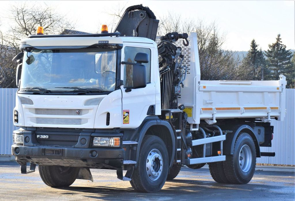 Scania P320 Kipper 3,90m *BORDMATIC*HIAB 122B-2DUO* TOP - Camion benne, Camion grue: photos 3 Scania P320 Kipper 3,90m *BORDMATIC*HIAB 122B-2DUO* TOP - Camion benne, Camion grue: photos 3
