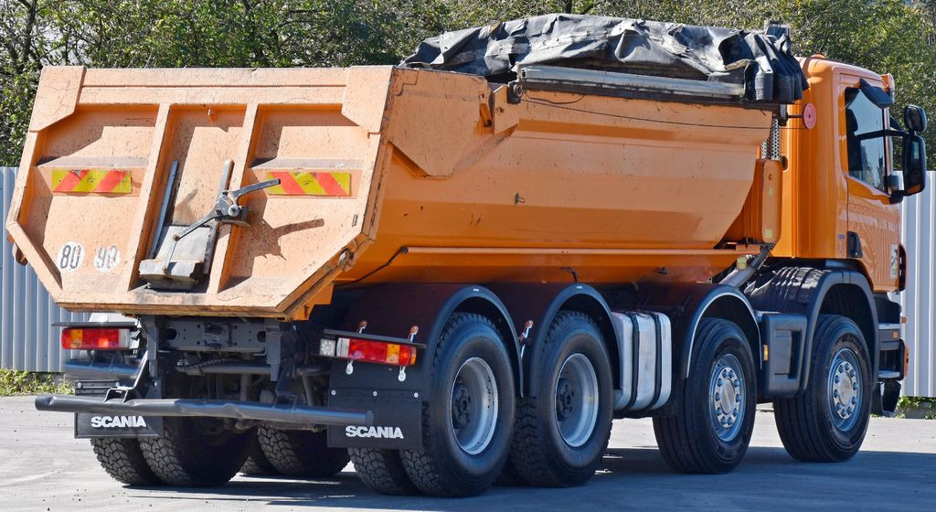 Camion benne Scania P360 Kipper * 8x4 * TOPZUSTAND !: photos 7