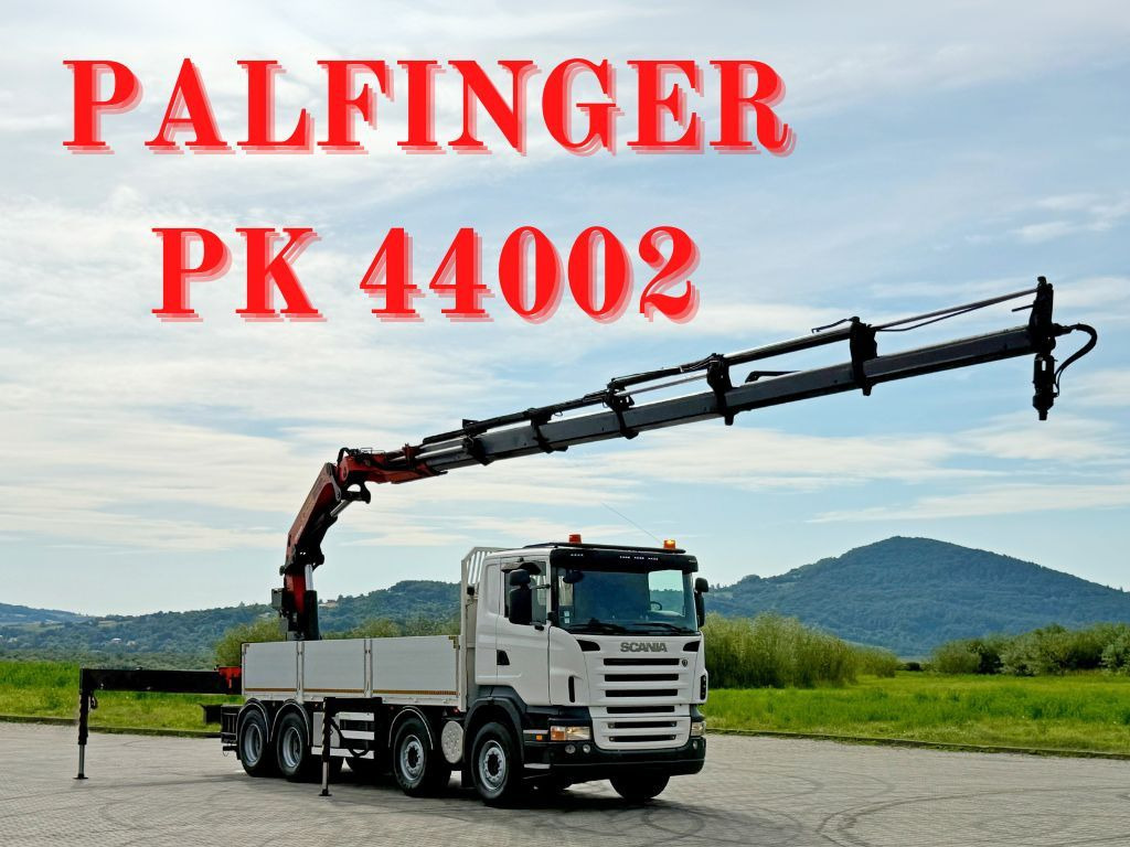 Scania R 420 PRITSCHE 6,47 m * PK 44002/FUNK * 8x4 /TOP - Camion grue: photos 1 Scania R 420 PRITSCHE 6,47 m * PK 44002/FUNK * 8x4 /TOP - Camion grue: photos 1