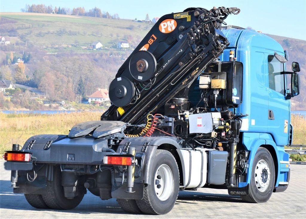 Camion grue Scania R420 * Sattelzugmaschine + PM SERIE 25/FUNK *TOP: photos 8