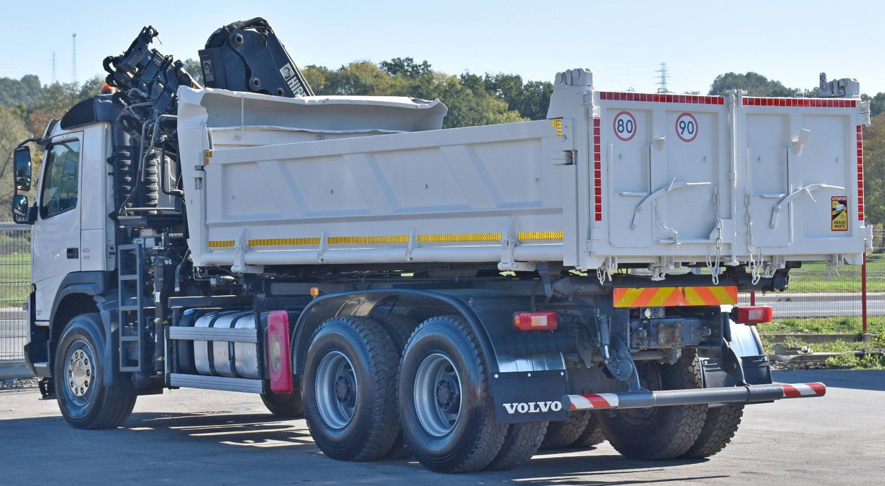 Camion benne Volvo FMX 410 Kipper 5,20m*HIAB 122 D-4 HIDUO/FUNK*6x4: photos 8
