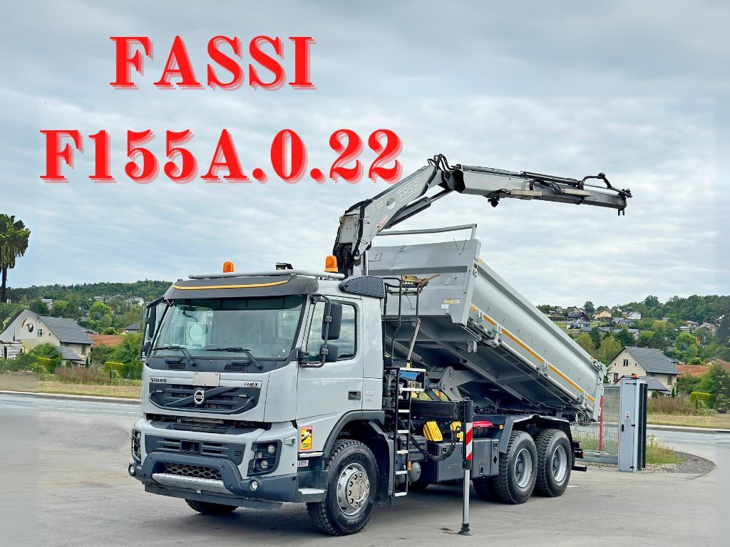 Volvo FMX 420 Kipper 5,10m *FASSI F155A.0.22+FUNK/6x4 - Camion grue: photos 1 Volvo FMX 420 Kipper 5,10m *FASSI F155A.0.22+FUNK/6x4 - Camion grue: photos 1