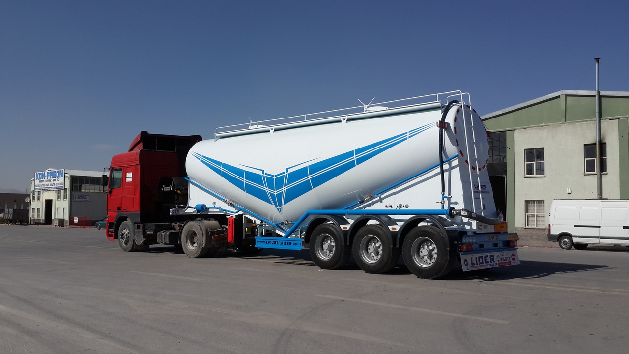 Semi-remorque citerne pour transport de ciment neuf LIDER 2024 MODEL NEW CEMENT TANKER: photos 9