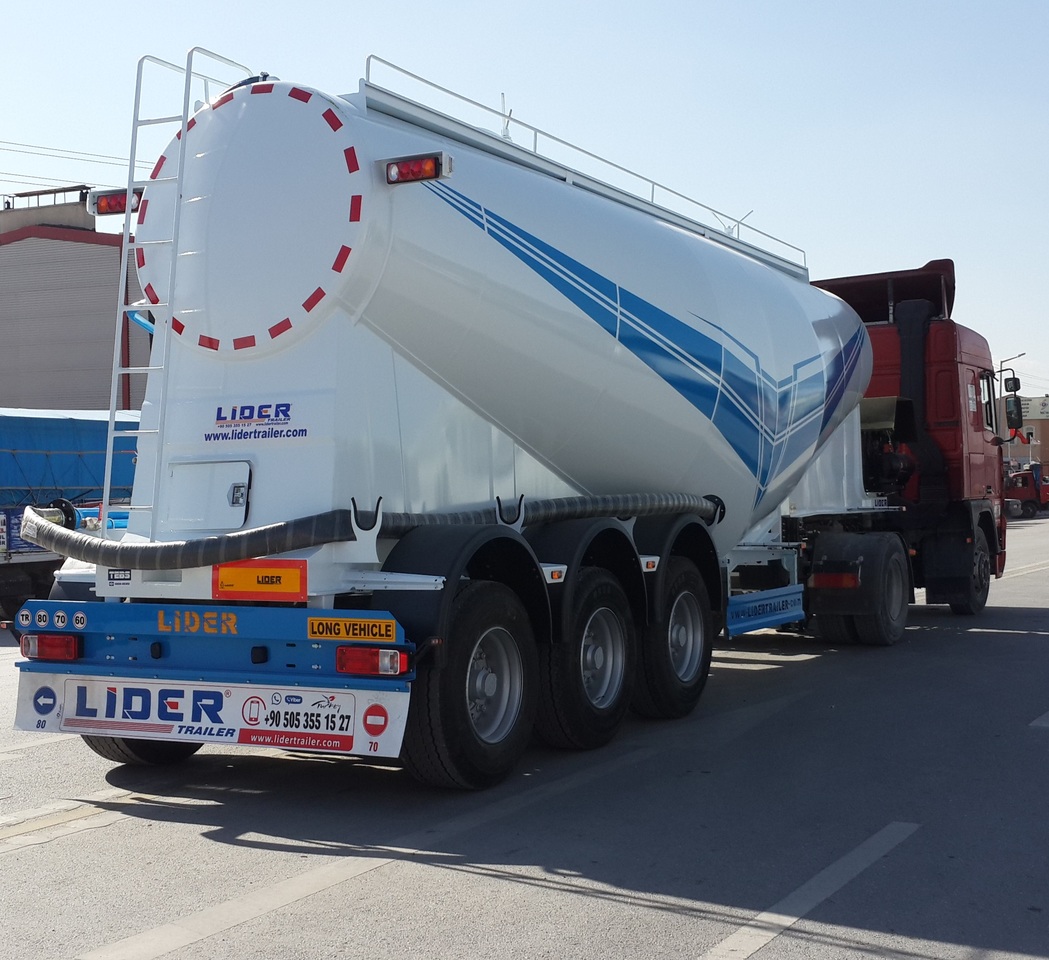 Semi-remorque citerne pour transport de ciment neuf LIDER 2025  MODEL NEW CEMENT TANKER: photos 11