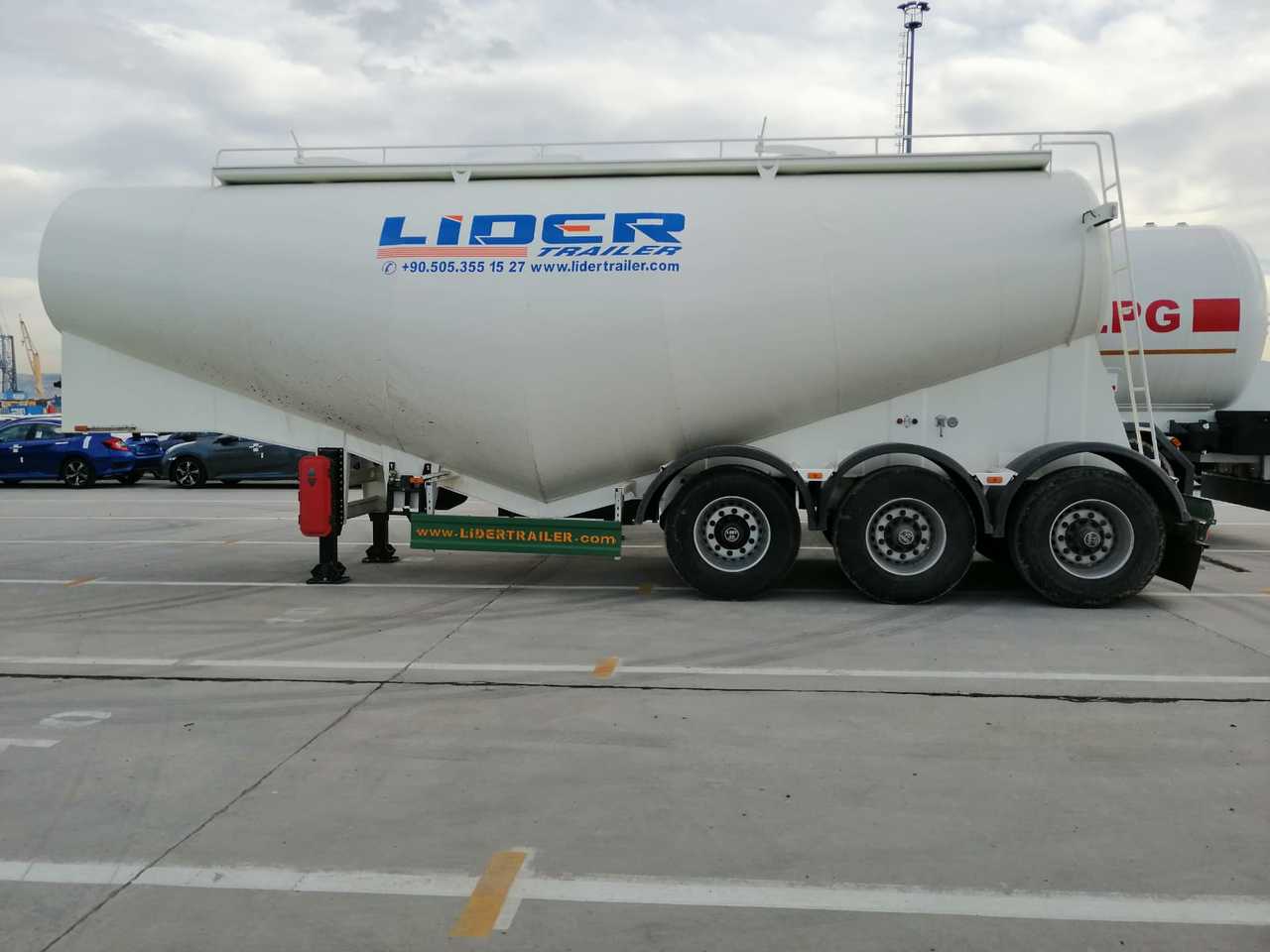 Semi-remorque citerne pour transport de ciment neuf LIDER 2025  MODEL NEW CEMENT TANKER: photos 15