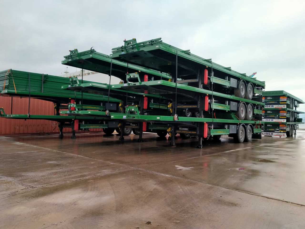 Semi-remorque porte-conteneur/ Caisse mobile neuf LIDER 2025 MODEL NEW DIRECTLY FROM MANUFACTURER FACTORY AVAILABLE READ: photos 16