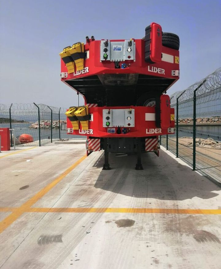 Semi-remorque surbaissé neuf LIDER 2025 NEW from manufacturer READY IN STOCK: photos 8