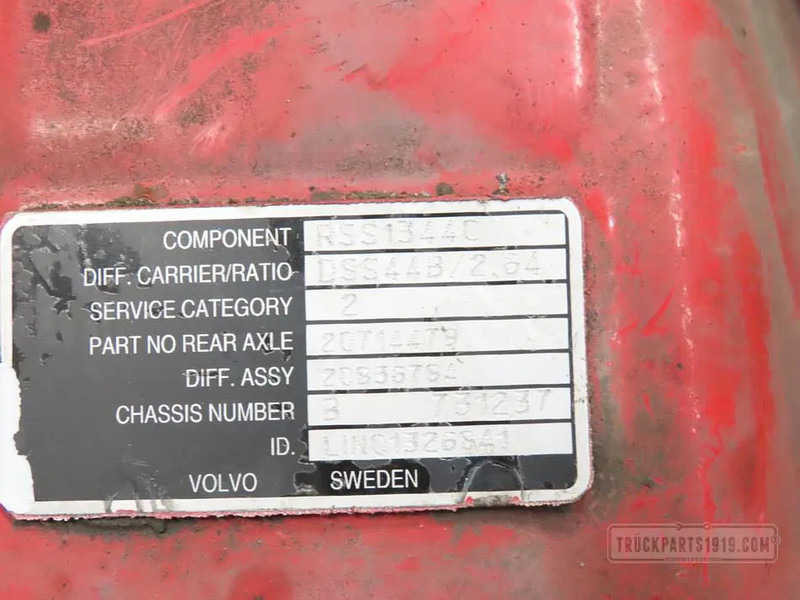 Volvo 20836838 | Differentieel RSS1344 R=2.64 - Différentiel pour Camion: photos 3 Volvo 20836838 | Differentieel RSS1344 R=2.64 - Différentiel pour Camion: photos 3