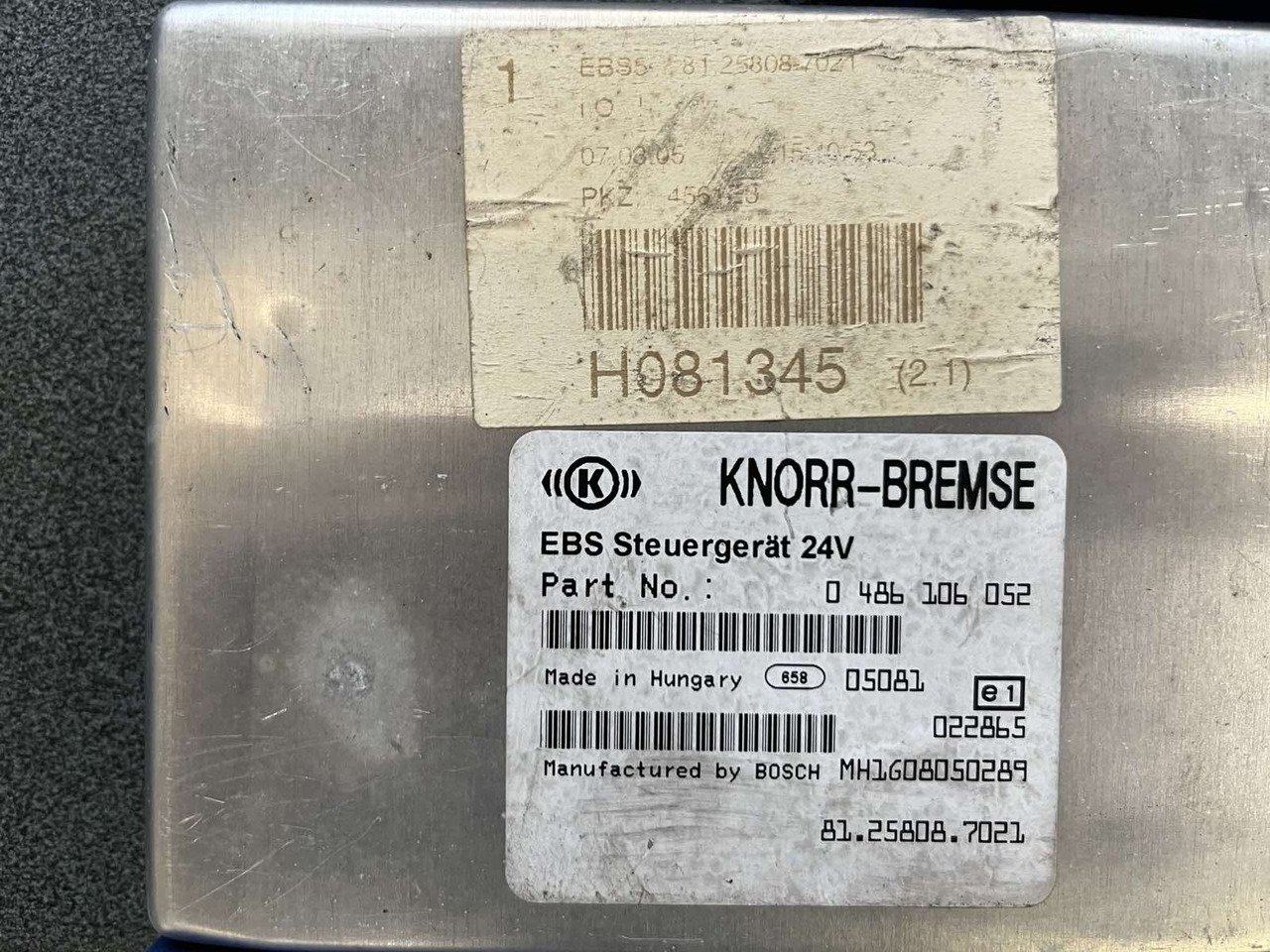 EBS ELECTRONICS BRAKE MAN TGA-TGX - Bloc de gestion pour Camion: photos 2 EBS ELECTRONICS BRAKE MAN TGA-TGX - Bloc de gestion pour Camion: photos 2