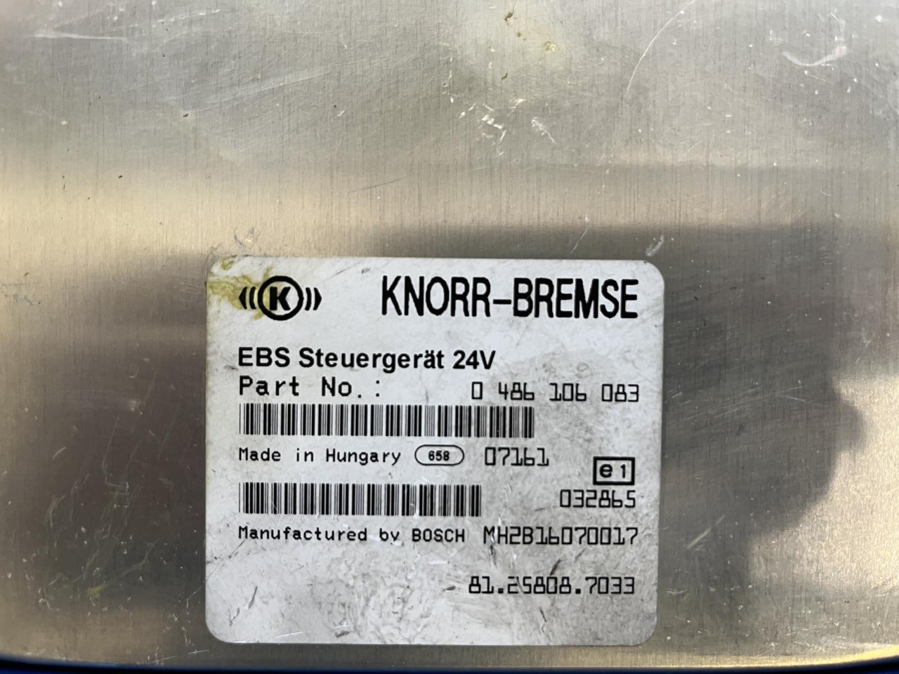 EBS ELECTRONICS BRAKE MAN TGA-TGX - Bloc de gestion pour Camion: photos 3 EBS ELECTRONICS BRAKE MAN TGA-TGX - Bloc de gestion pour Camion: photos 3