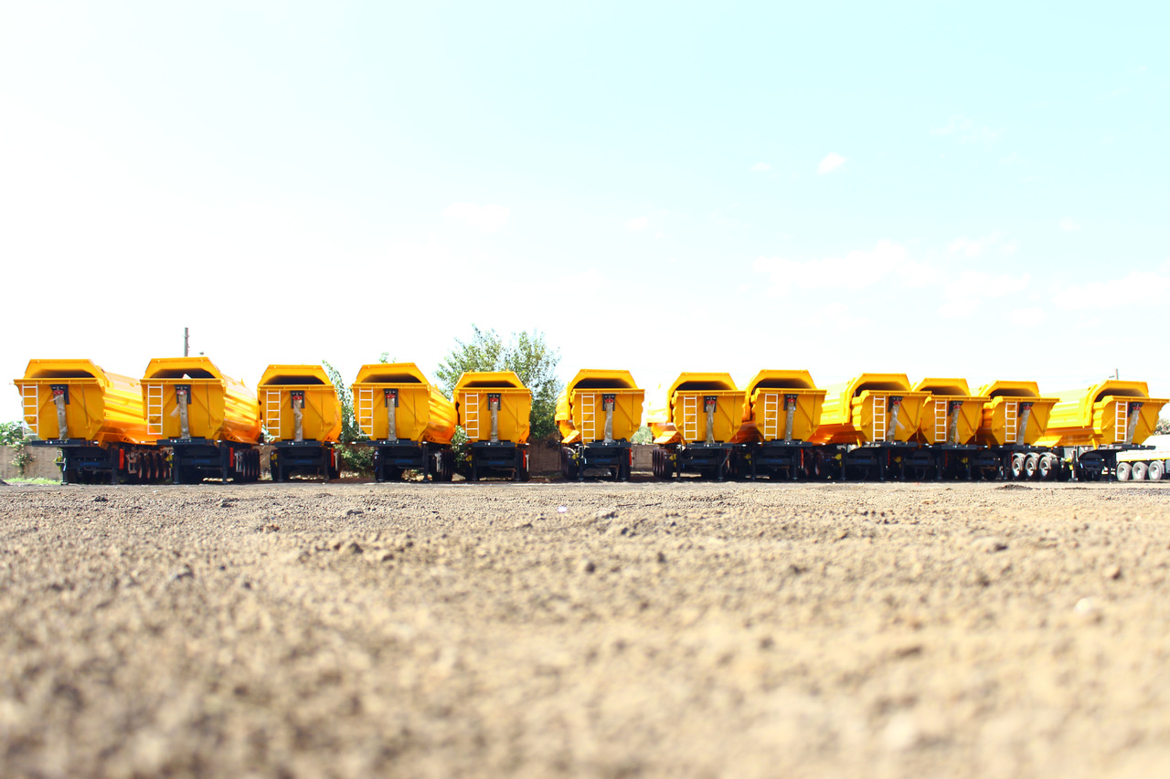 EMIRSAN 4 AXLE HEAVY DUTY TIPPER - Semi-remorque benne: photos 1 EMIRSAN 4 AXLE HEAVY DUTY TIPPER - Semi-remorque benne: photos 1