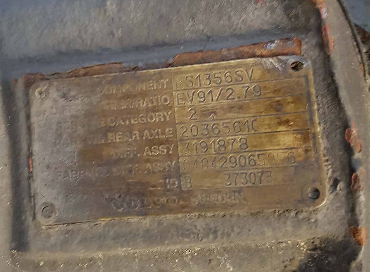 RS1356SV VOLVO DIFFERENTIAL RS/RSS1356SV EV91 RATIO 2.79 - Différentiel pour Camion: photos 4 RS1356SV VOLVO DIFFERENTIAL RS/RSS1356SV EV91 RATIO 2.79 - Différentiel pour Camion: photos 4