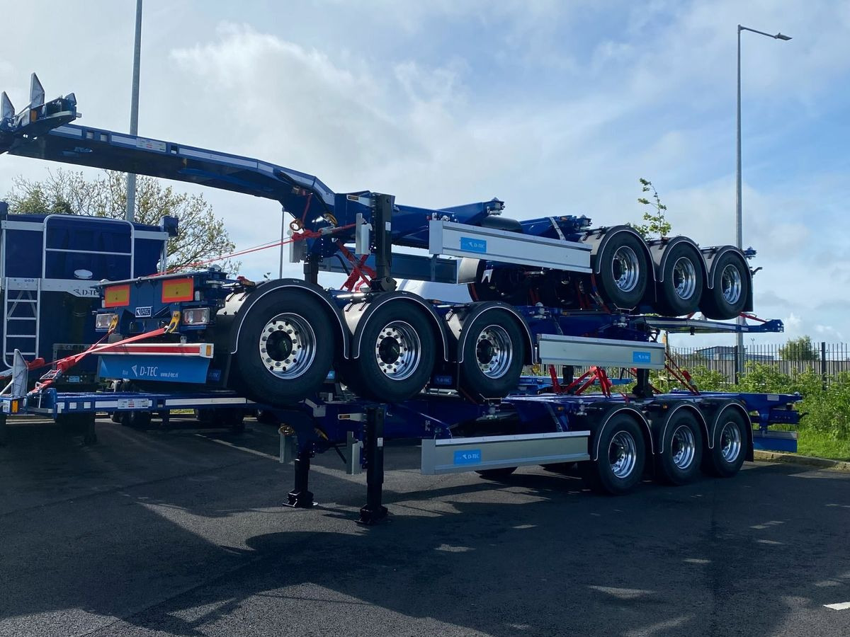 New D-TEC CONTAINER CHASSIS PM-3-SSliding - Semi-remorque porte-conteneur/ Caisse mobile: photos 1 New D-TEC CONTAINER CHASSIS PM-3-SSliding - Semi-remorque porte-conteneur/ Caisse mobile: photos 1