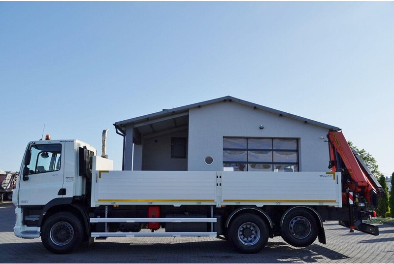 Camion plateau, Camion grue DAF CF 370 / 6x2 / SKRZYNIOWY - paka: 6,4 m / + HDS PALFINGER PK 180: photos 9