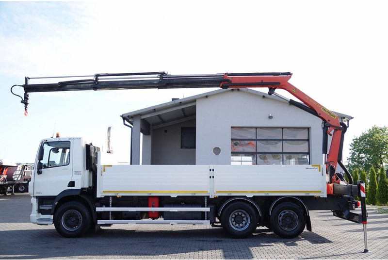 DAF CF 370 / 6x2 / SKRZYNIOWY - paka: 6,4 m / + HDS PALFINGER PK 180 - Camion plateau, Camion grue: photos 2 DAF CF 370 / 6x2 / SKRZYNIOWY - paka: 6,4 m / + HDS PALFINGER PK 180 - Camion plateau, Camion grue: photos 2