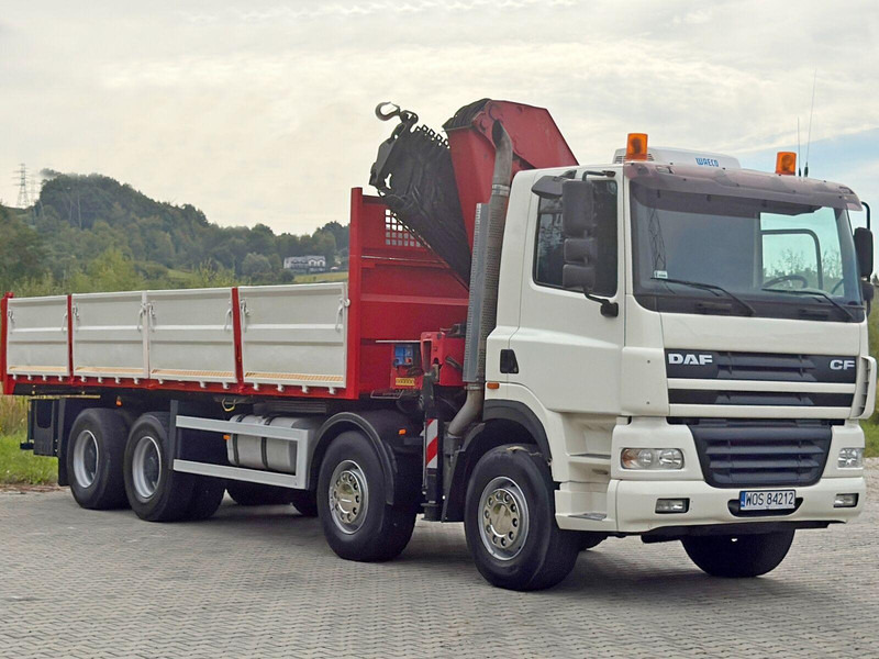 DAF CF 85.380 * HMF 2823 K6 (B3) + FUNK * 8x4 * TOP - Camion benne, Camion grue: photos 3 DAF CF 85.380 * HMF 2823 K6 (B3) + FUNK * 8x4 * TOP - Camion benne, Camion grue: photos 3