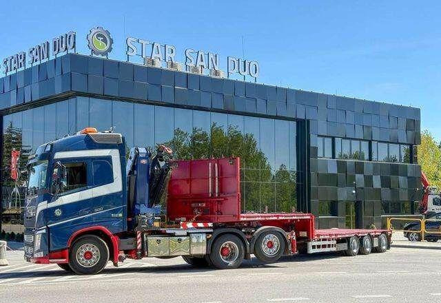 HRD Semitrailer Low Loader NRD NTS 3 Axle Tieflader - Remorque porte-engin surbaissée: photos 4 HRD Semitrailer Low Loader NRD NTS 3 Axle Tieflader - Remorque porte-engin surbaissée: photos 4