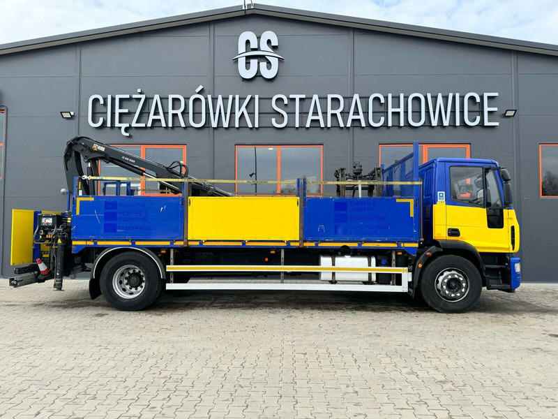 Iveco EuroCargo 180E25 - Camion plateau, Camion grue: photos 5 Iveco EuroCargo 180E25 - Camion plateau, Camion grue: photos 5