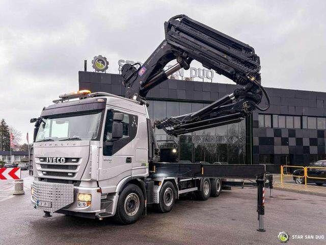 Iveco STRALIS AS320S50Y 8x2 HMF 8520-0K6 FLY JIB Winc - Camion plateau, Camion grue: photos 2 Iveco STRALIS AS320S50Y 8x2 HMF 8520-0K6 FLY JIB Winc - Camion plateau, Camion grue: photos 2