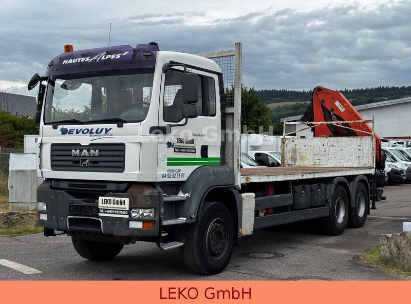 MAN TGA 33.360 - Camion plateau, Camion grue: photos 4 MAN TGA 33.360 - Camion plateau, Camion grue: photos 4