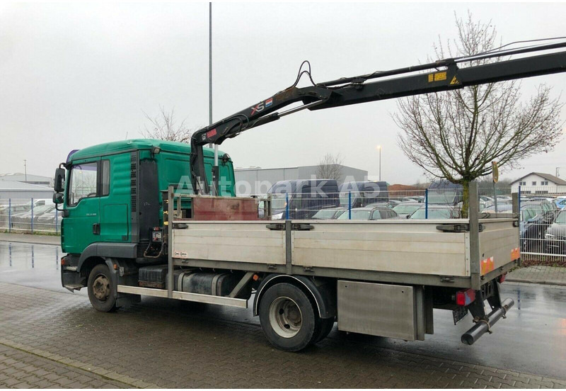 MAN TGL 8.180 Flatbed + Crane Hiab 055 - Camion plateau, Camion grue: photos 3 MAN TGL 8.180 Flatbed + Crane Hiab 055 - Camion plateau, Camion grue: photos 3