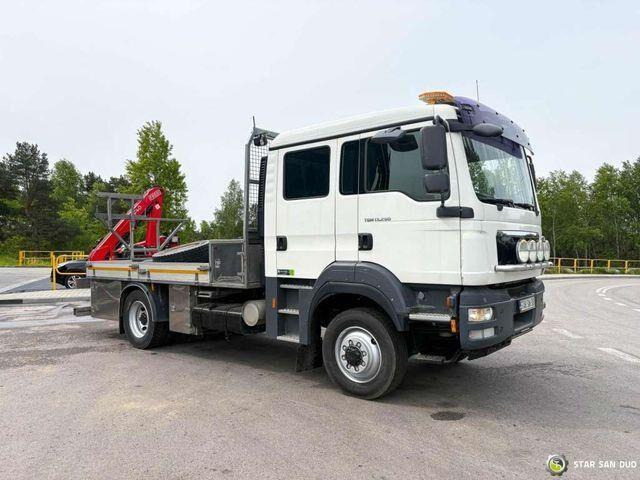 MAN TGM 13.290 4x4 FASSI F40B22 Crane Camper DOKA - Camion plateau, Camion grue: photos 3 MAN TGM 13.290 4x4 FASSI F40B22 Crane Camper DOKA - Camion plateau, Camion grue: photos 3