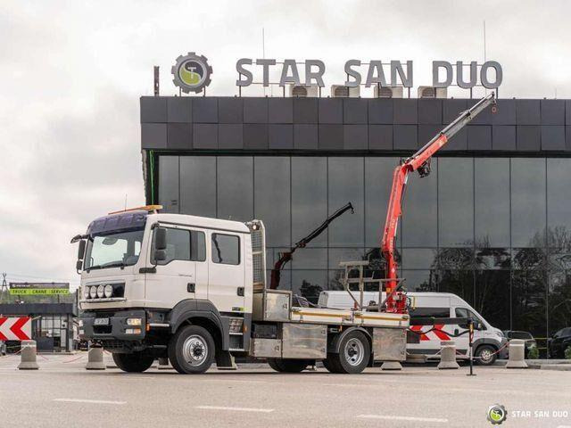 MAN TGM 13.290 4x4 FASSI F40B22 Crane Camper DOKA - Camion plateau, Camion grue: photos 1 MAN TGM 13.290 4x4 FASSI F40B22 Crane Camper DOKA - Camion plateau, Camion grue: photos 1