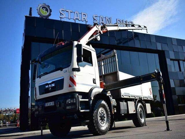 MAN TGM 18.340 4x4 PALFINGER PK 18002 CRANE WINCH - Camion plateau, Camion grue: photos 5 MAN TGM 18.340 4x4 PALFINGER PK 18002 CRANE WINCH - Camion plateau, Camion grue: photos 5