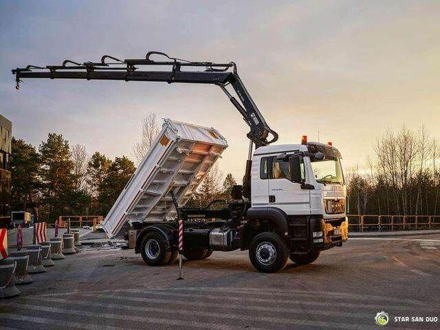 MAN TGS 18.360 4x4 HIAB 144 E-4 Crane Kipper - Camion benne, Camion grue: photos 3 MAN TGS 18.360 4x4 HIAB 144 E-4 Crane Kipper - Camion benne, Camion grue: photos 3