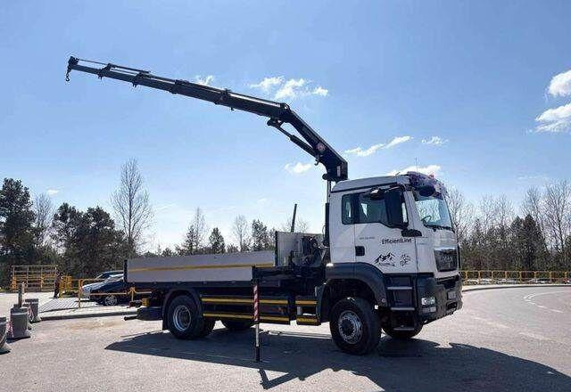 MAN TGS 18.360 4x4 HMF 1720 K4 Crane KRAN - Camion plateau, Camion grue: photos 2 MAN TGS 18.360 4x4 HMF 1720 K4 Crane KRAN - Camion plateau, Camion grue: photos 2
