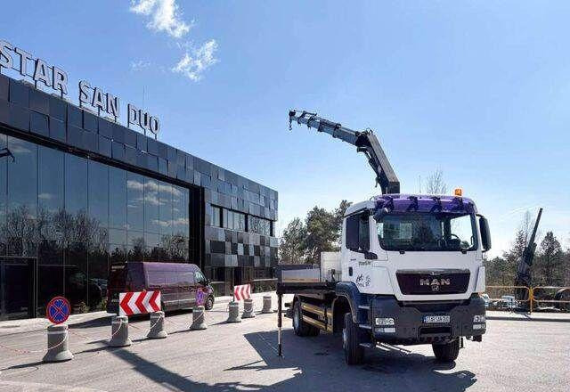 MAN TGS 18.360 4x4 HMF 1720 K4 Crane KRAN - Camion plateau, Camion grue: photos 5 MAN TGS 18.360 4x4 HMF 1720 K4 Crane KRAN - Camion plateau, Camion grue: photos 5