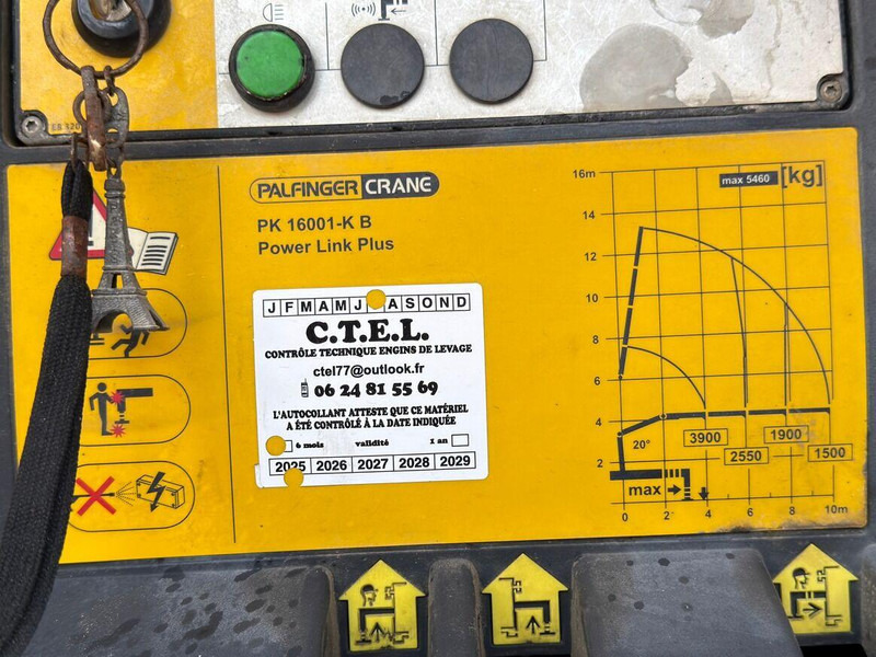 Camion plateau, Camion grue MAN TGS 26.400 * PALFINGER PK 16001 K + FUNK * 6x4: photos 9