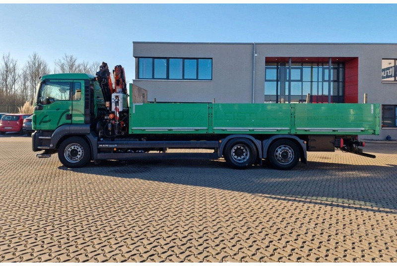 MAN TGS 26.460 6X2 Flatbed + Crane Atlas 172.3E-A4 + RC - Camion plateau, Camion grue: photos 5 MAN TGS 26.460 6X2 Flatbed + Crane Atlas 172.3E-A4 + RC - Camion plateau, Camion grue: photos 5