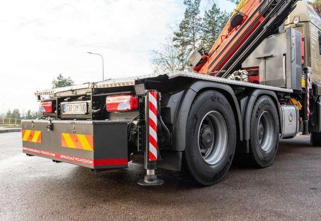 Camion plateau, Camion grue MAN TGS 26.480 6x6 PALFINGER PK 34002 SH Crane Winc: photos 8