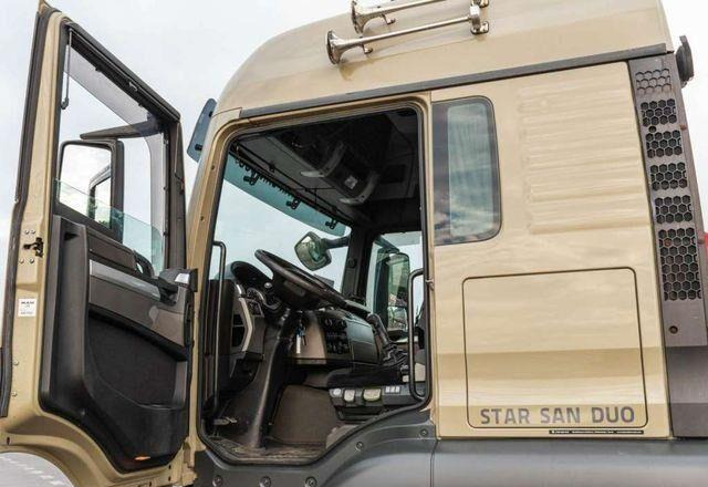 Camion plateau, Camion grue MAN TGS 26.480 6x6 PALFINGER PK 34002 SH Crane Winc: photos 16