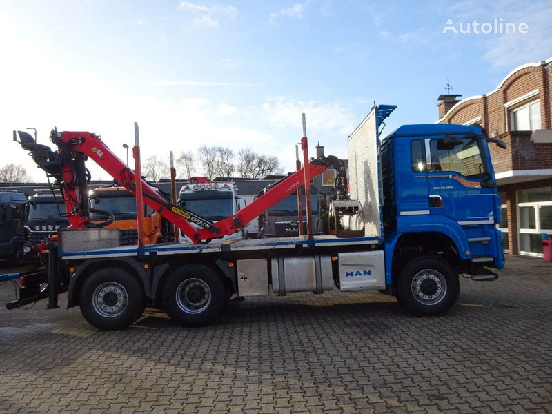 MAN TGS 28.500 6x4 Log truck + Crane Epsilon + Trailer - Camion grumier, Camion grue: photos 4 MAN TGS 28.500 6x4 Log truck + Crane Epsilon + Trailer - Camion grumier, Camion grue: photos 4