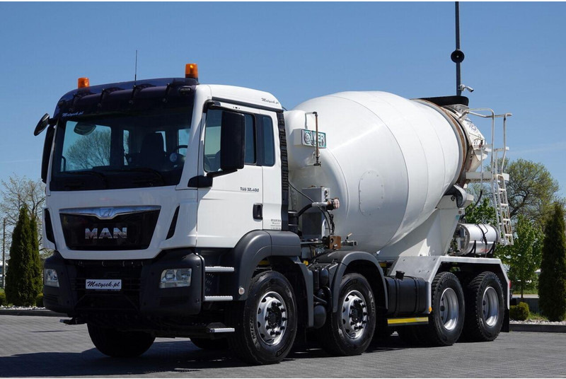 MAN TGS 32.400 / 8X4 / GRUSZKA / BETONOMIESZARKA / 9 M3 / IMER / MAN - Camion malaxeur: photos 1 MAN TGS 32.400 / 8X4 / GRUSZKA / BETONOMIESZARKA / 9 M3 / IMER / MAN - Camion malaxeur: photos 1